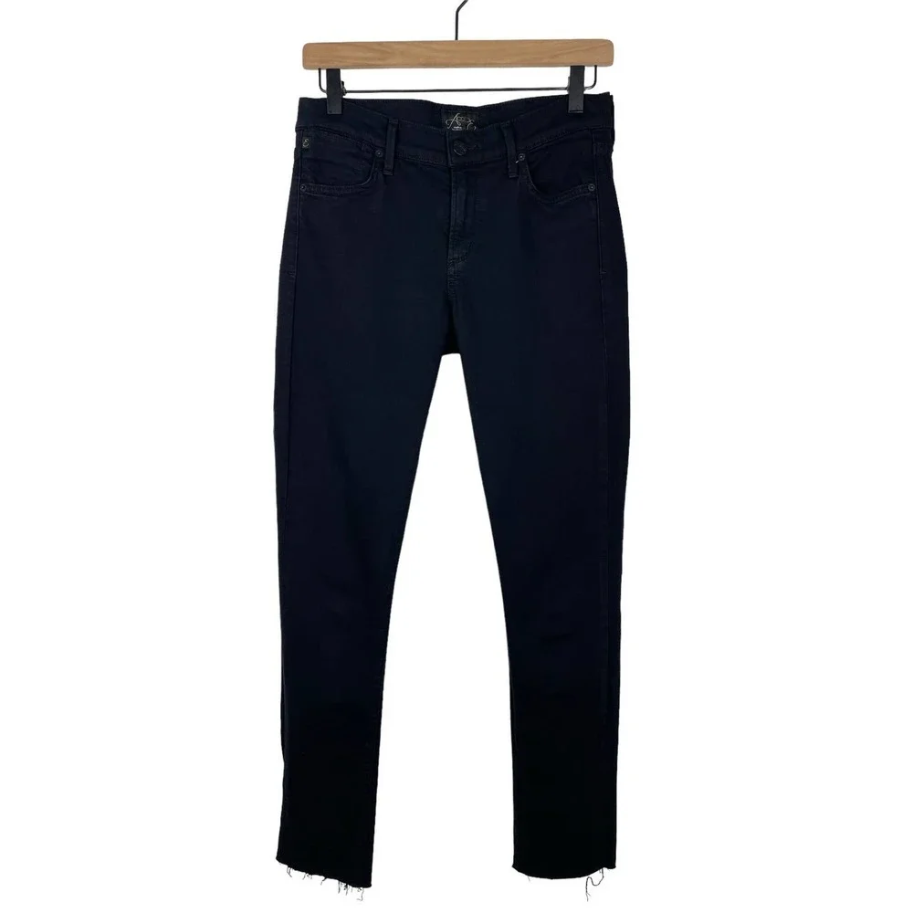 AGOLDE Collette Black Ankle Skinny Jeans | Size 28 - Picture 1 of 11